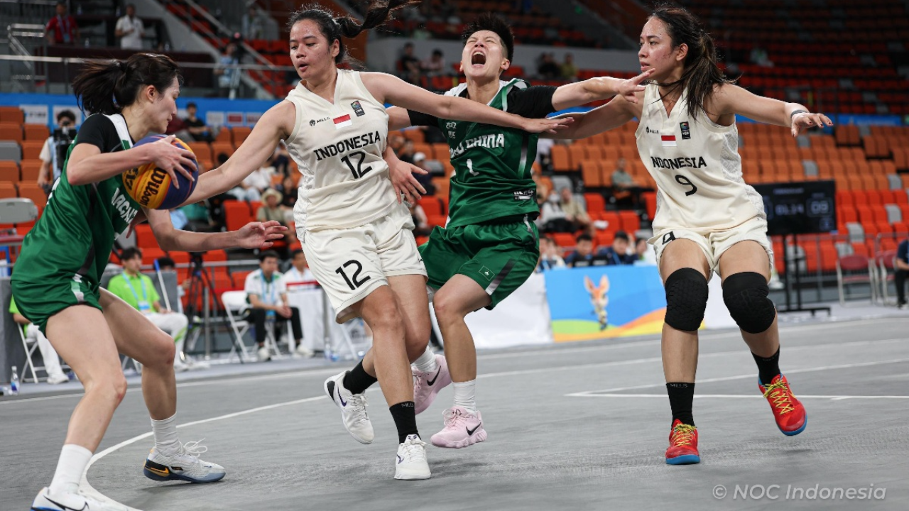 Amankan 2 Kemenangan, Timnas Basket 3x3 Putri Lolos Babak 16 Besar Asian Beach Games Sanya 2026