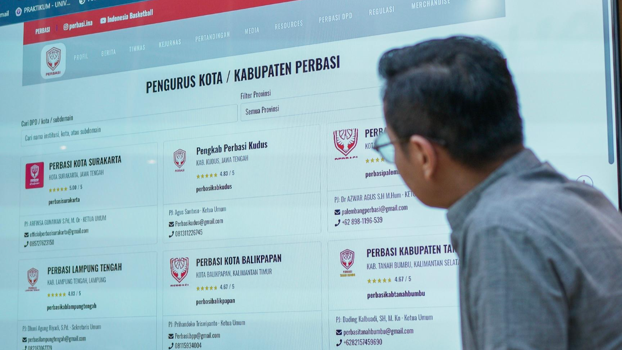 Tekad Satu Data Nasional Bola Basket Indonesia, Bidang Database DPP PERBASI Verifikasi Keanggotaan, Ini Hasilnya